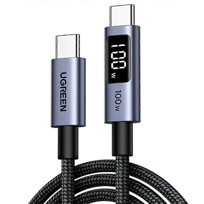 Ugreen USB-C na USB-C PD 3.0 polnilni kabel 100W, 1M