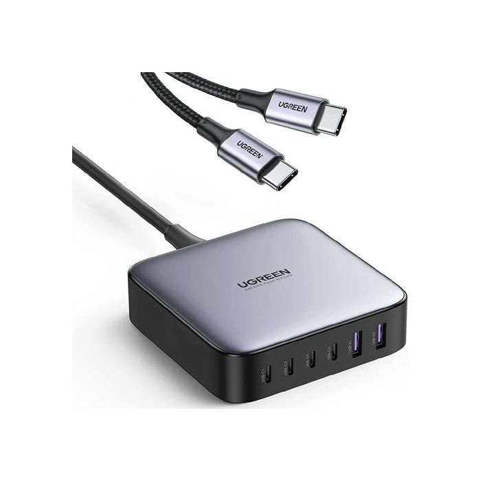 Ugreen 2x USB-A in 4x USB-C 200W GaN II hitri polnilec - box