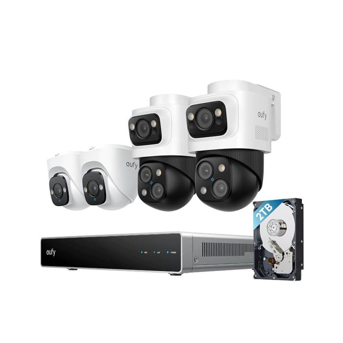 Anker Eufy Security PoE NVR nadzorni sistem S4 (2x eufy E41 + 2x eufy S4)