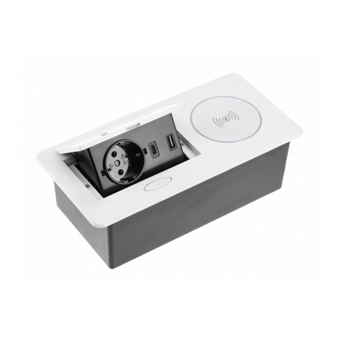 GTV vgradna vtičnica AVARO PLUS, bela