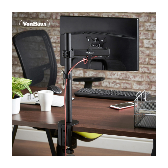 VonHaus enojni namizni nosilec za monitor (13-32)
