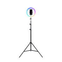 HAVIT RGB LED svetlobni obroč s tripod stojalom