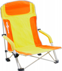 BRUNNER zložljiv stol za na plažo BULA  0404148N.C85 oranžno rumen