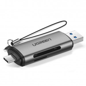 Ugreen 2v1 USB 3.0 / USB-C čitač kartica
