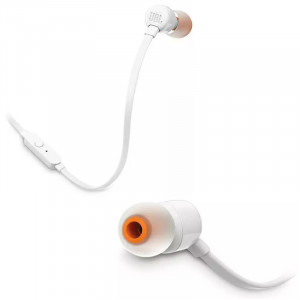 JBL Tune 110 In-ear slušalke z mikrofonom, bele
