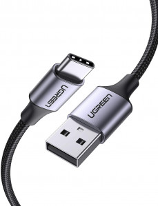 UGREEN USB 2.0 A na USB-C kabel 2m (črn) - polybag
