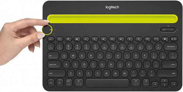 Tipkovnica Logitech Cordless K480 bežični Bluetooth SLO gravura bijela (smartphone, tablet)