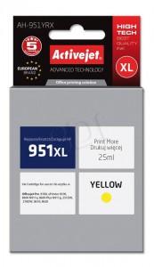 ActiveJet žuta tinta HP CN048AE 951XL