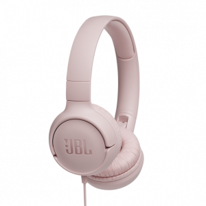 JBL Tune 500 naglavne slušalke z mikrofonom, roza