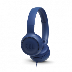 JBL Tune 500 naglavne slušalke z mikrofonom, modre