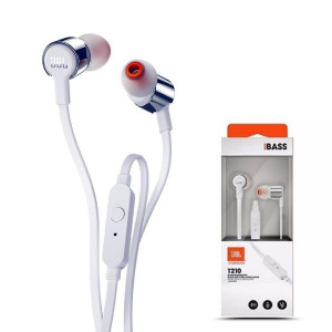 JBL Tune 210 In-ear slušalke z mikrofonom, sive