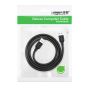 Ugreen USB 3.0 kabel (M na M) črn 0.5 m - polybag