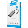Sandberg USB-C Dock HDMI+LAN+SD+USB 100W priklopna postaja