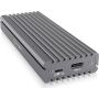 IcyBox IB-1817M-C31 USB-C 3.1 ohišje za M.2 NVMe SSD ter zaščito pred pisanjem