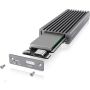 IcyBox IB-1817M-C31 USB-C 3.1 ohišje za M.2 NVMe SSD ter zaščito pred pisanjem