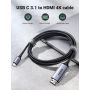 Ugreen USB-C na HDMI kabel 1.5m 4K@60Hz - box