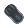 Logitech M185 Wireless mini miška, črna-siva