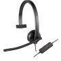 Logitech slušalke  OEM, H570e, mono, USB