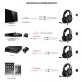 HAVIT Gamenote RGB LED slušalke z mikrofonom HV-H2232d
