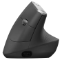 Logitech ergonomska miška cordless MX VERTICAL bluetooth, unifying, USB-C