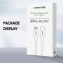 Ugreen USB-C na Lightning kabel srebrn 1m - box