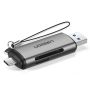 Ugreen 2v1 USB 3.0/USB-C čitalec kartic - box