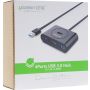 Ugreen USB 3.0 4 Ports Hub črn 0,5m - box