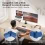 VonHaus dvojni namizni nosilec za monitor in prenosnik