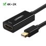 Ugreen Mini DisplayPort na HDMI (Ž) 4K adapter črn - box