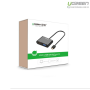 Ugreen HDMI na VGA+HDMI adapter črn - box