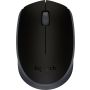 Logitech M171 Wireless majhna miška, siva
