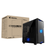 Gigabyte AC300G GLASS USB-C USB 3.1 Gen2 ATX AORUS RGB osvetljeno ohišje, črno