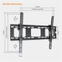 VonHaus 32-70 nagibni TV stenski nosilec do 75kg, Amazon best seller