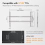 VonHaus 37-70 fiksen TV stenski nosilec do 35kg