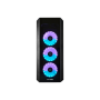 Chieftec SCORPION III USB3.1 ATX TORNADO RGB ohišje, črno