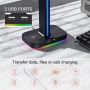 HAVIT Gamenote RGB LED stojalo za slušalke TH650