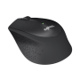 Logitech M330 Silent Plus brezžična miška, črna