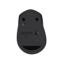 Logitech M330 Silent Plus brezžična miška, črna