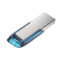 Sandisk Ultra Flair 64GB USB3.0 spominski ključek- moder