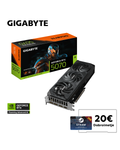 Grafična kartica GIGABYTE AORUS GeForce RTX 5070 WINDFORCE OC SFF 12G, 12GB GDDR7, PCI-E 5.0